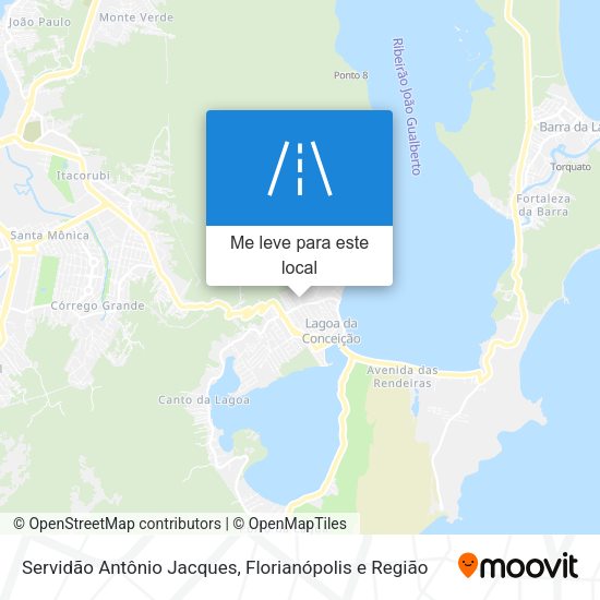 Servidão Antônio Jacques mapa