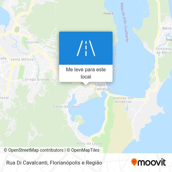 Rua Di Cavalcanti mapa