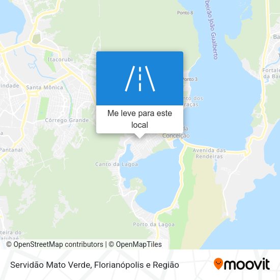 Servidão Mato Verde mapa
