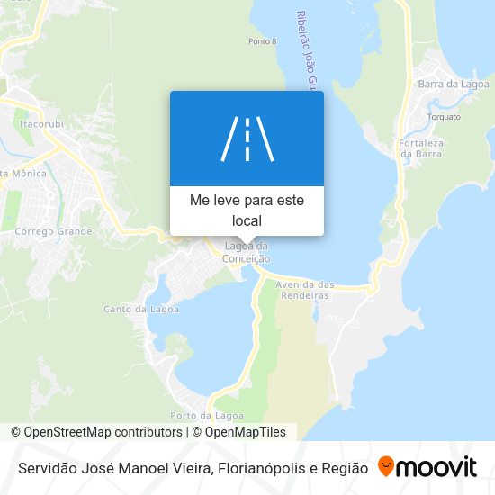 Servidão José Manoel Vieira mapa