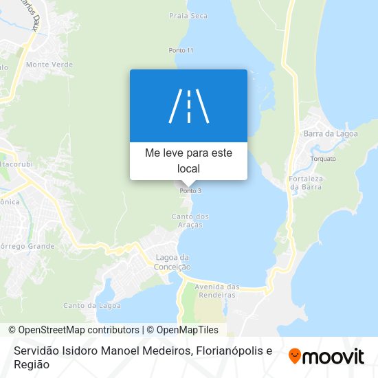 Servidão Isidoro Manoel Medeiros mapa