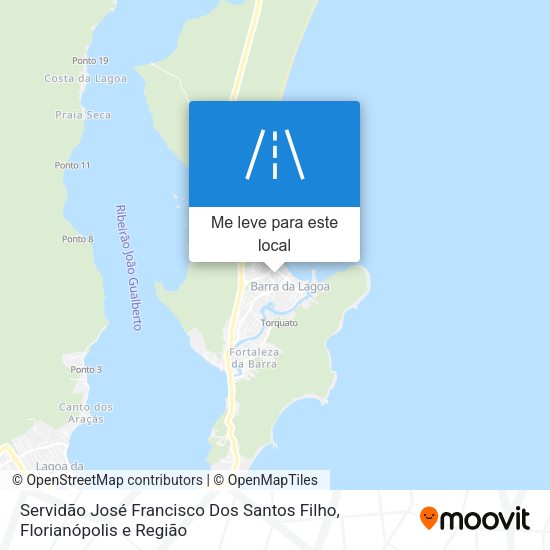 Servidão José Francisco Dos Santos Filho mapa