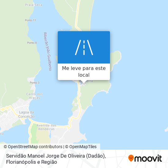 Servidão Manoel Jorge De Oliveira (Dadão) mapa