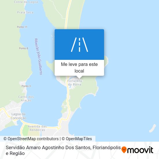 Servidão Amaro Agostinho Dos Santos mapa