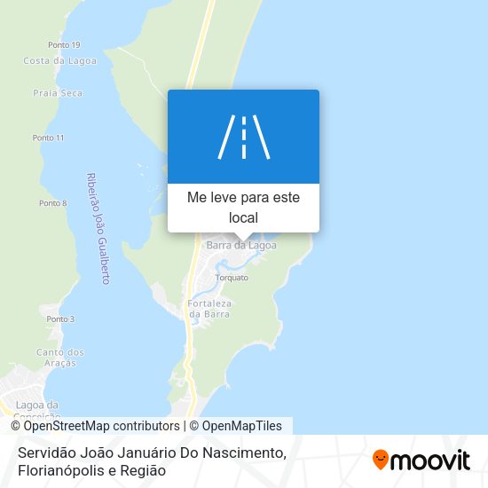 Servidão João Januário Do Nascimento mapa