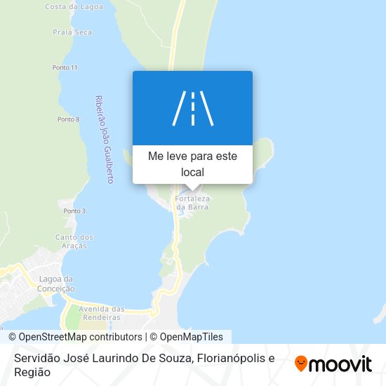 Servidão José Laurindo De Souza mapa