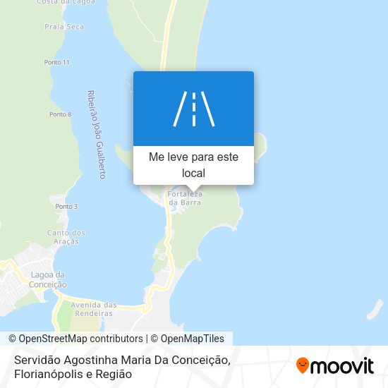Servidão Agostinha Maria Da Conceição mapa