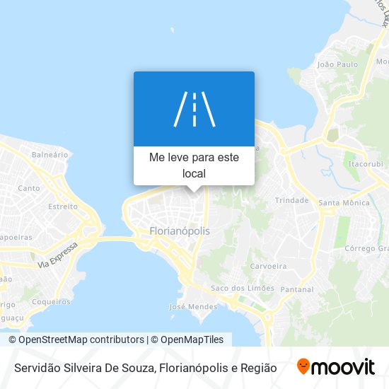 Servidão Silveira De Souza mapa