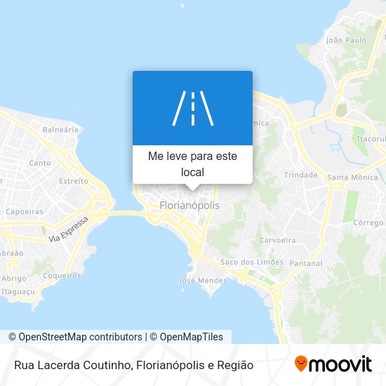 Rua Lacerda Coutinho mapa