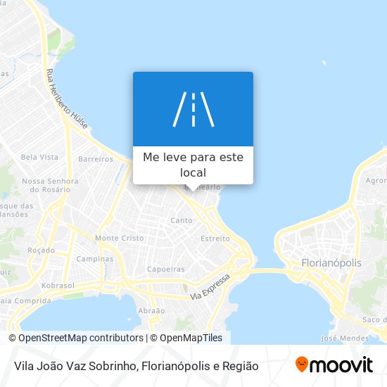 Vila João Vaz Sobrinho mapa
