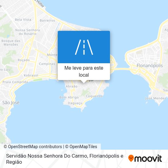 Servidão Nossa Senhora Do Carmo mapa