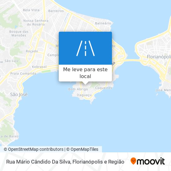 Rua Mário Cândido Da Silva mapa