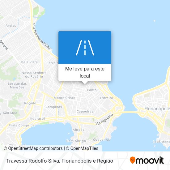 Travessa Rodolfo Silva mapa
