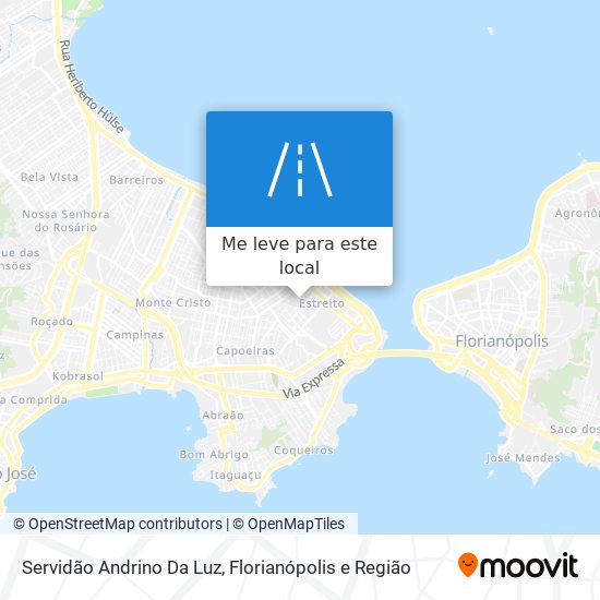 Servidão Andrino Da Luz mapa