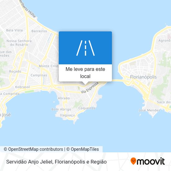 Servidão Anjo Jeliel mapa