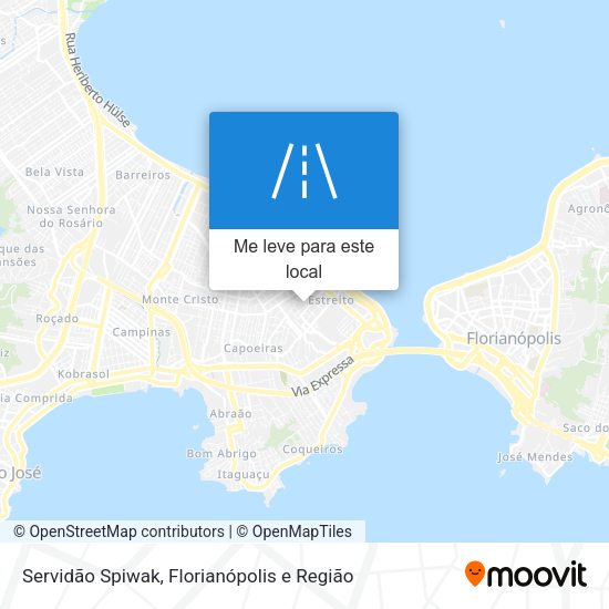 Servidão Spiwak mapa