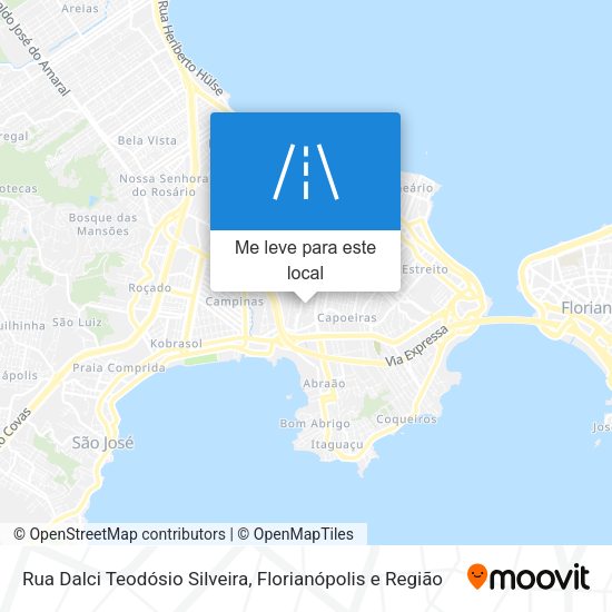Rua Dalci Teodósio Silveira mapa