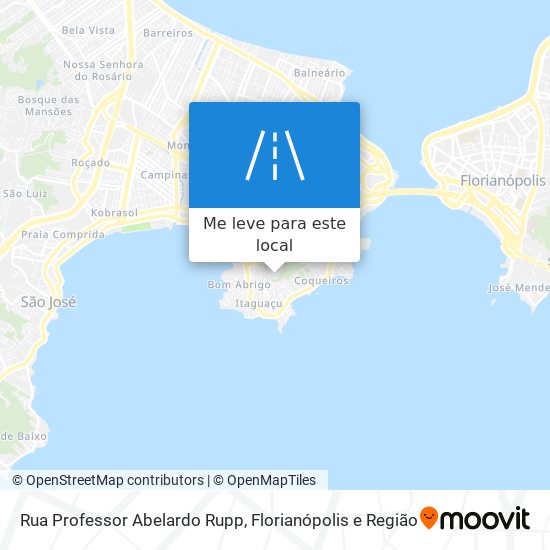 Rua Professor Abelardo Rupp mapa