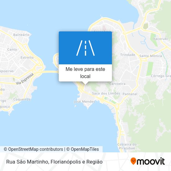 Rua São Martinho mapa