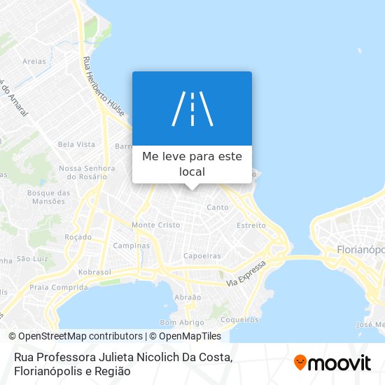 Rua Professora Julieta Nicolich Da Costa mapa