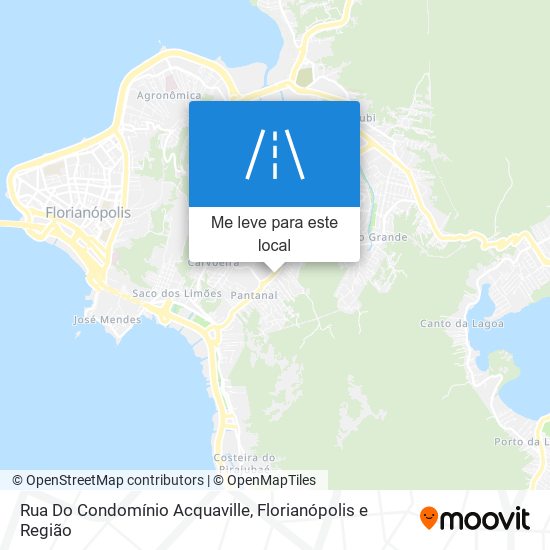 Rua Do Condomínio Acquaville mapa