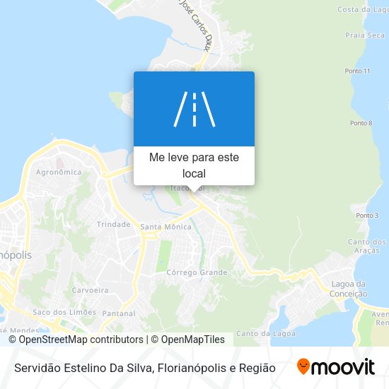 Servidão Estelino Da Silva mapa