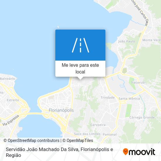 Servidão João Machado Da Silva mapa