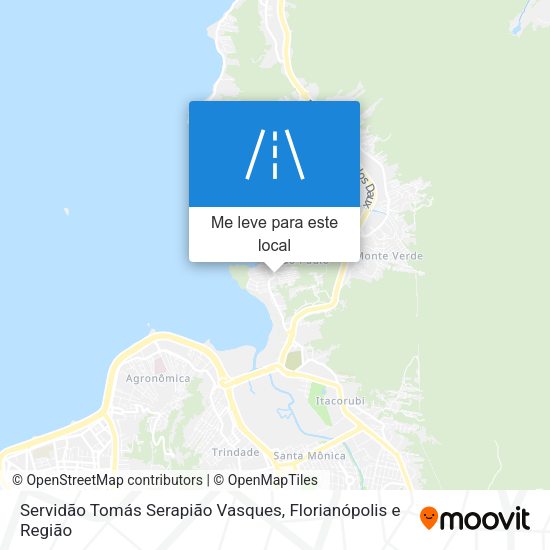 Servidão Tomás Serapião Vasques mapa