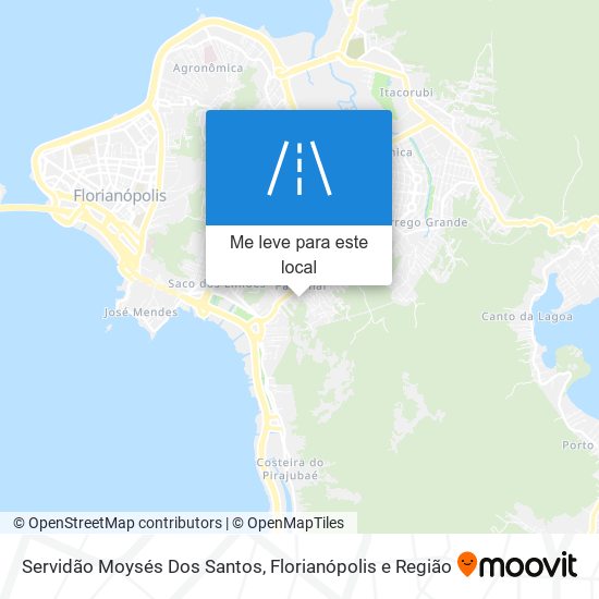 Servidão Moysés Dos Santos mapa