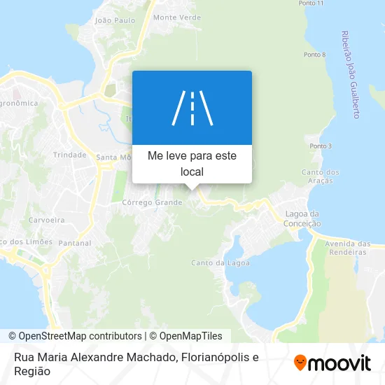 Rua Maria Alexandre Machado mapa