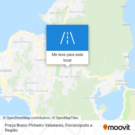 Praça Breno Pinheiro Valadares mapa