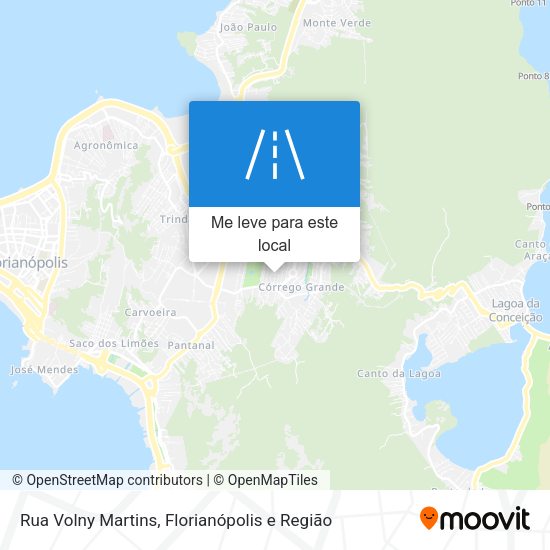 Rua Volny Martins mapa