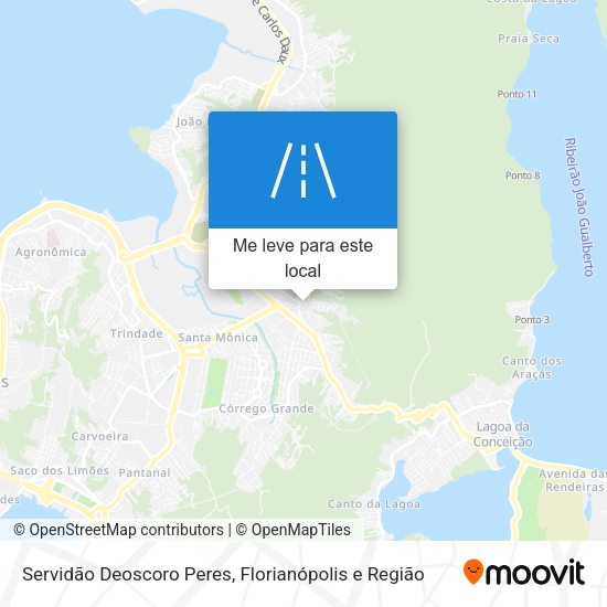 Servidão Deoscoro Peres mapa