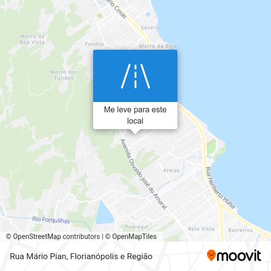 Rua Mário Pian mapa