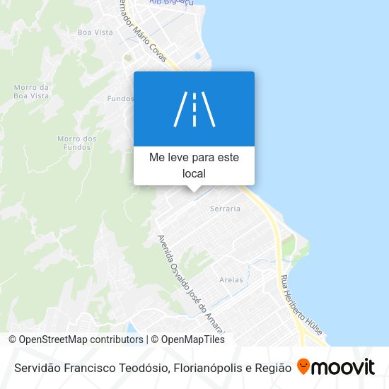 Servidão Francisco Teodósio mapa