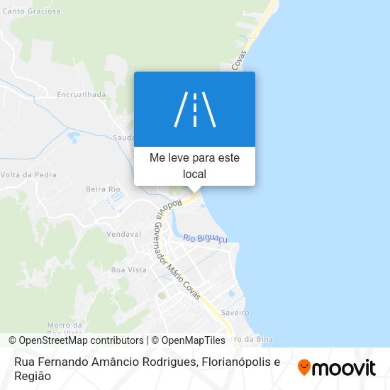Rua Fernando Amâncio Rodrigues mapa