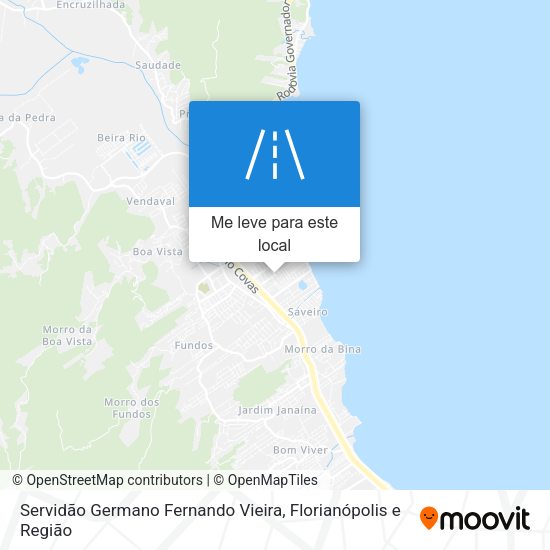 Servidão Germano Fernando Vieira mapa