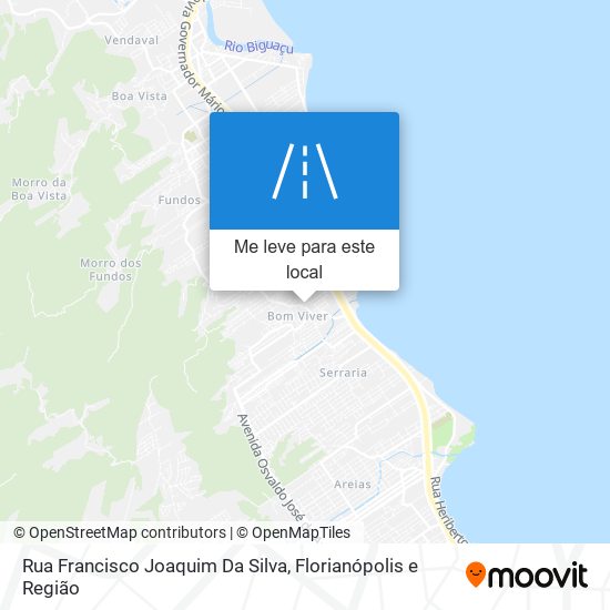 Rua Francisco Joaquim Da Silva mapa