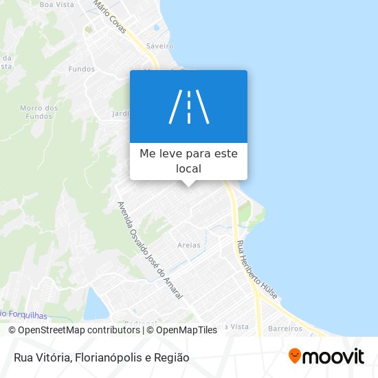 Rua Vitória mapa