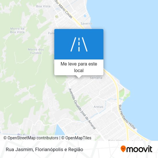 Rua Jasmim mapa