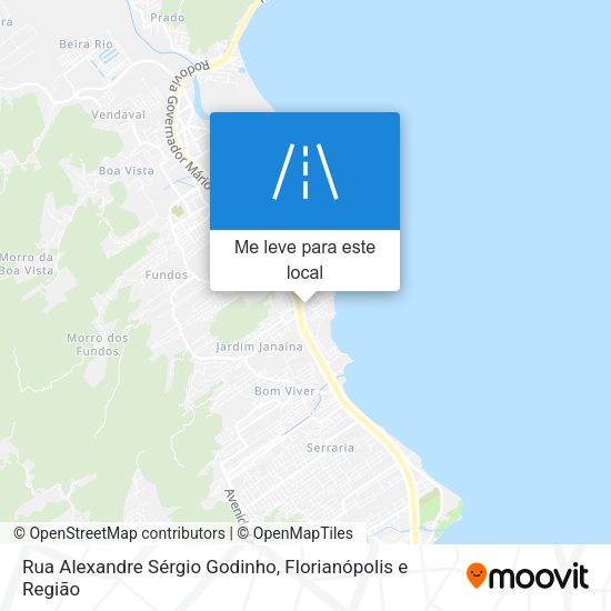 Rua Alexandre Sérgio Godinho mapa