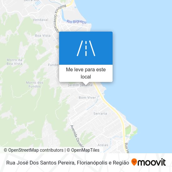 Rua José Dos Santos Pereira mapa