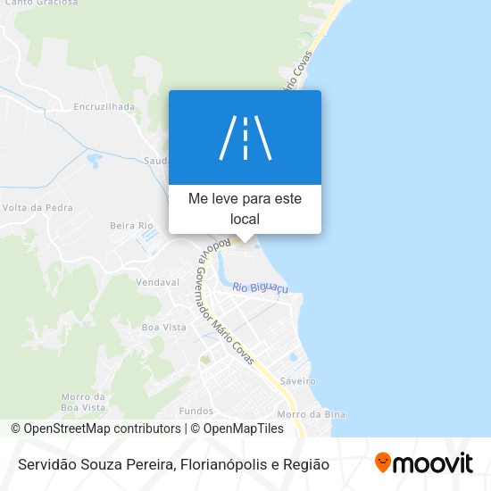 Servidão Souza Pereira mapa