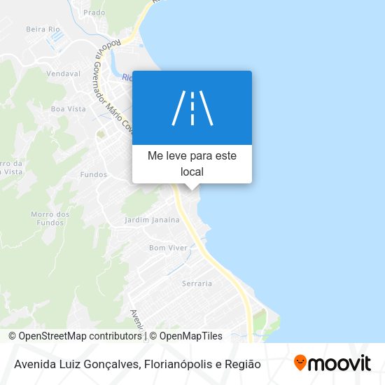 Avenida Luiz Gonçalves mapa