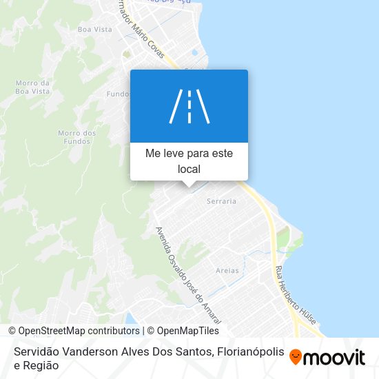 Servidão Vanderson Alves Dos Santos mapa