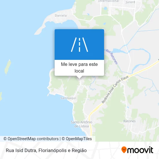 Rua Isid Dutra mapa