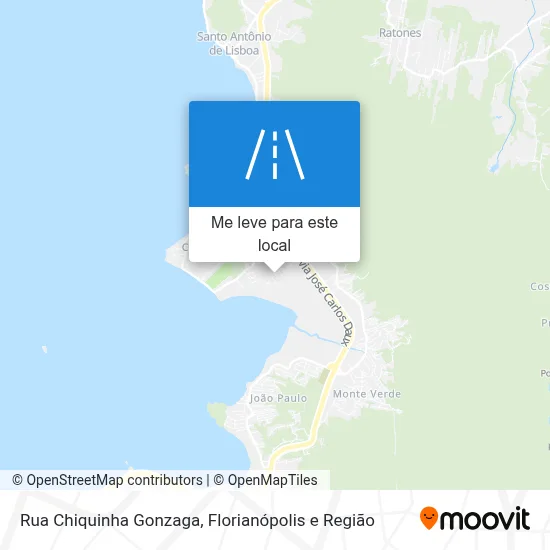 Rua Chiquinha Gonzaga mapa