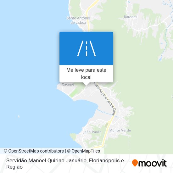 Servidão Manoel Quirino Januário mapa