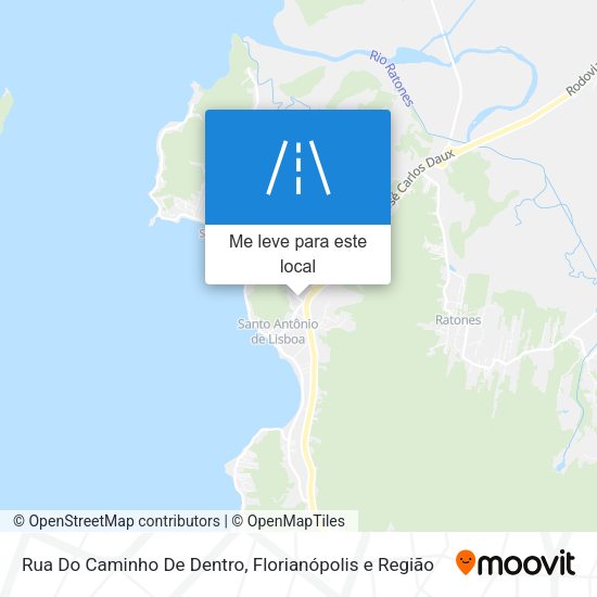 Rua Do Caminho De Dentro mapa