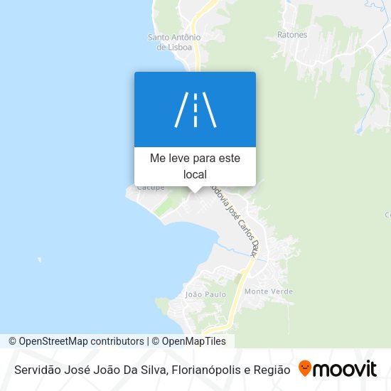 Servidão José João Da Silva mapa